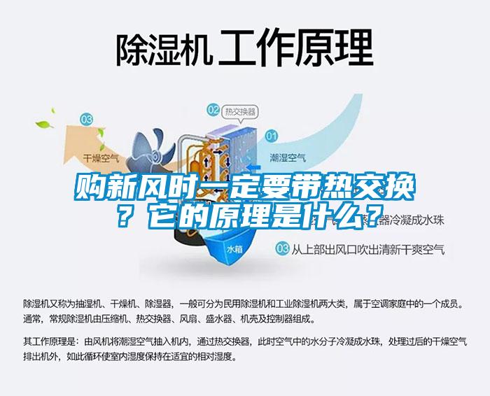 購新風時一定要帶熱交換？它的原理是什么？