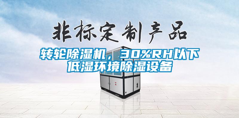 轉輪除濕機，30%RH以下低濕環(huán)境除濕設備