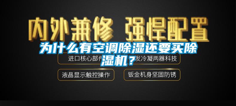 為什么有空調除濕還要買除濕機？