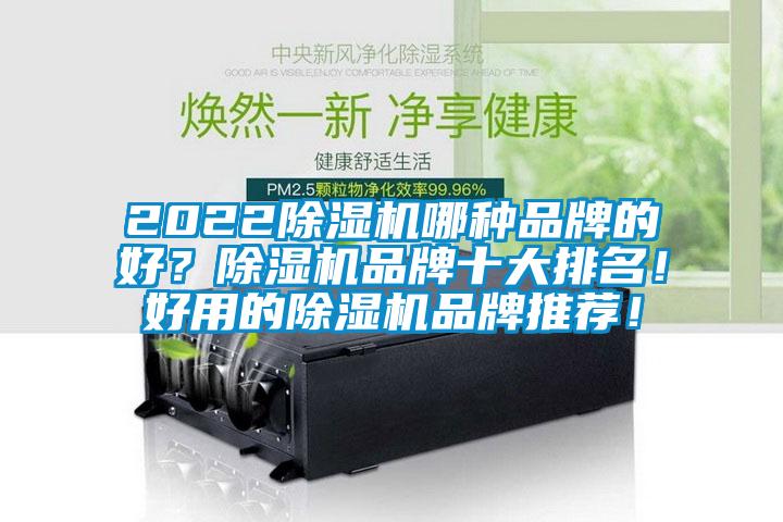 2022除濕機(jī)哪種品牌的好？除濕機(jī)品牌十大排名！好用的除濕機(jī)品牌推薦！