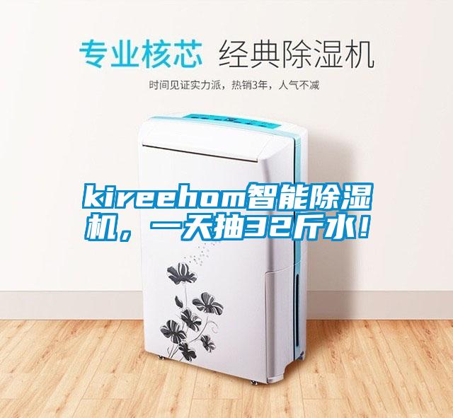 kireehom智能除濕機，一天抽32斤水！