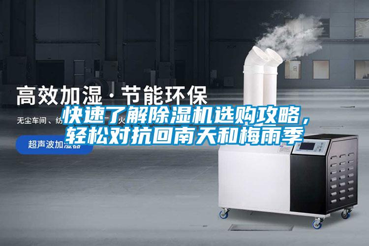 快速了解除濕機(jī)選購(gòu)攻略，輕松對(duì)抗回南天和梅雨季