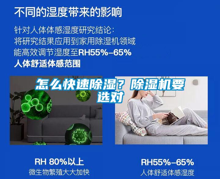 怎么快速除濕？除濕機(jī)要選對